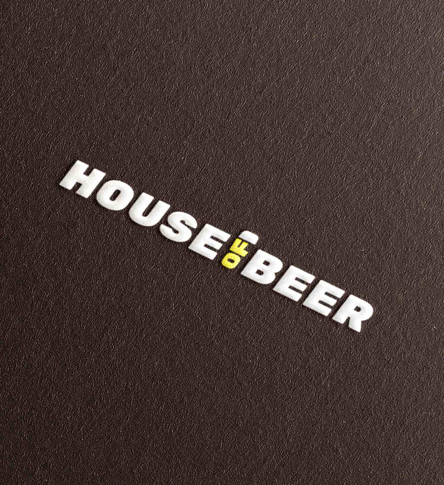 Logo-Druck auf Sales Folder von House of Beer