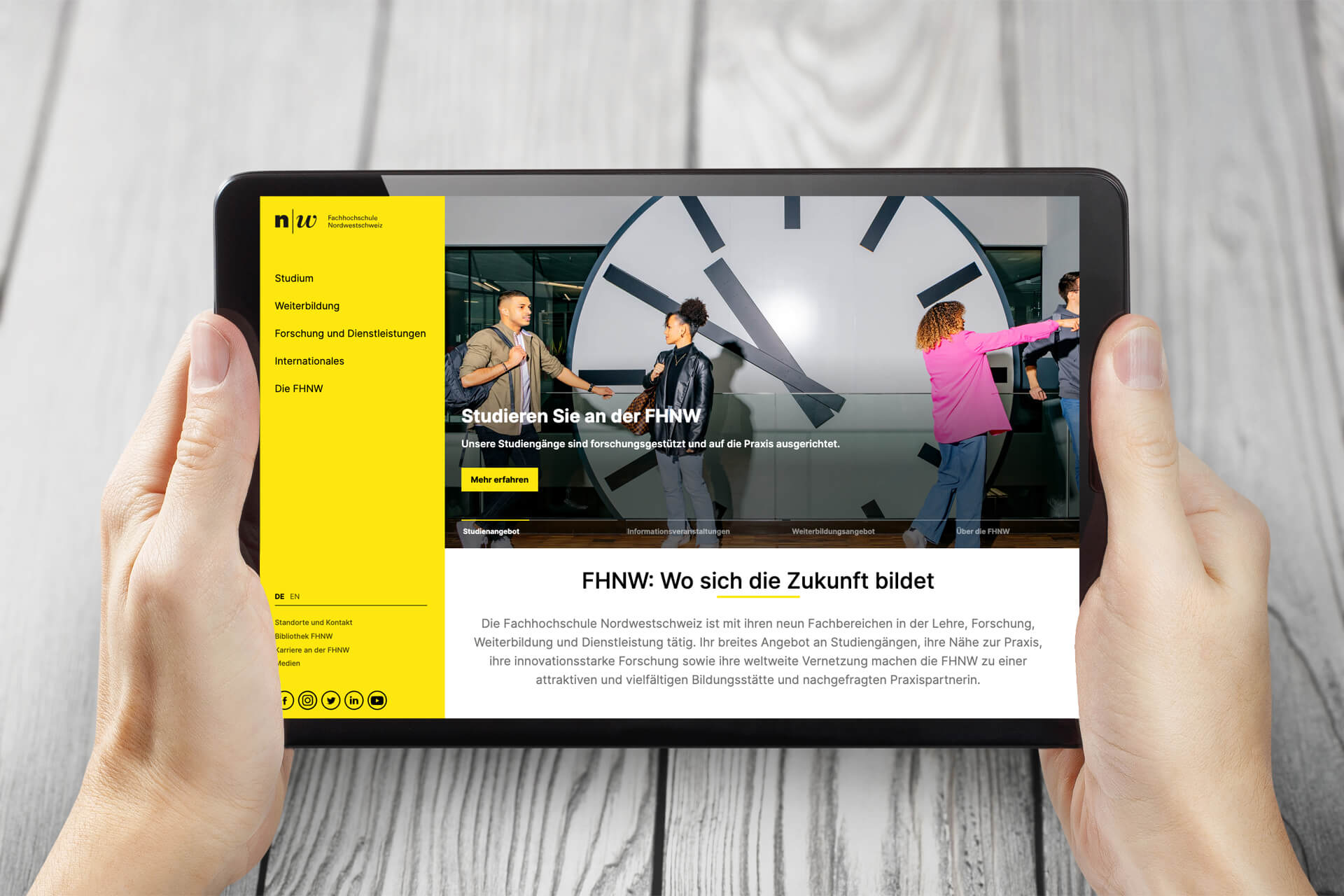 FHNW: Zielgruppenanalyse und Webseiten-Optimierung
